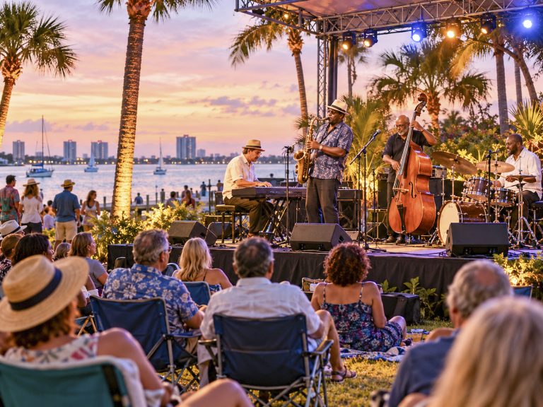 Clearwater waterfront jazz at sunset edited 768x576