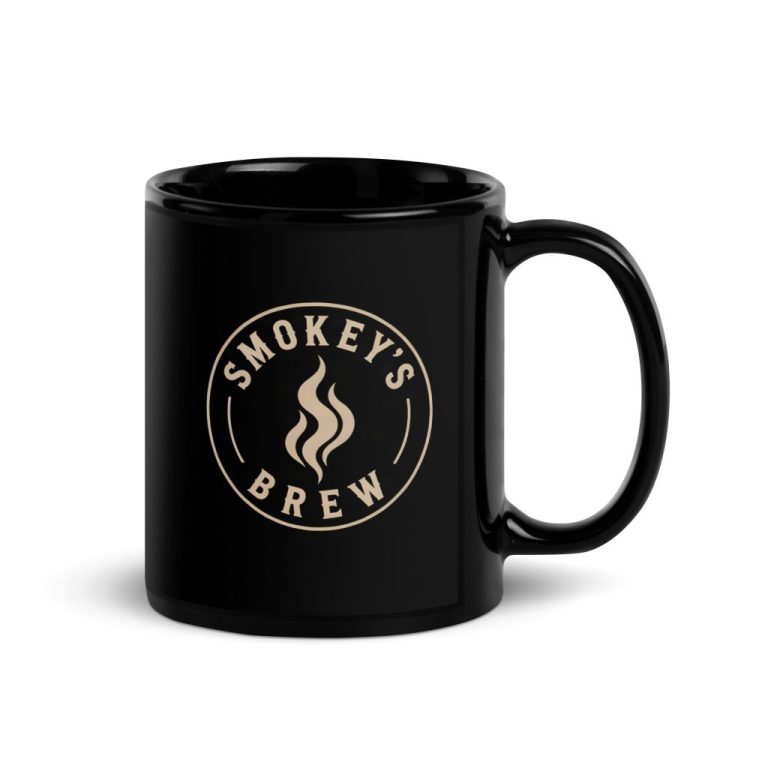 Smokeys Brew Black Mug 1 768x768