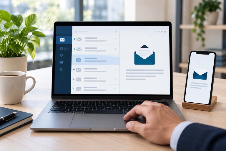 synchronized email across every device 768x512